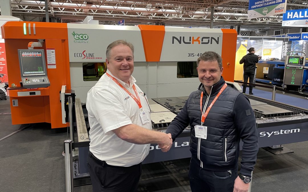 GETTING FIT FOR FUTURE PRODUCTION:  EXIGO-UK INVESTS IN NUKON FIBRE LASER DISPLAY MACHINE AT MACH 2022